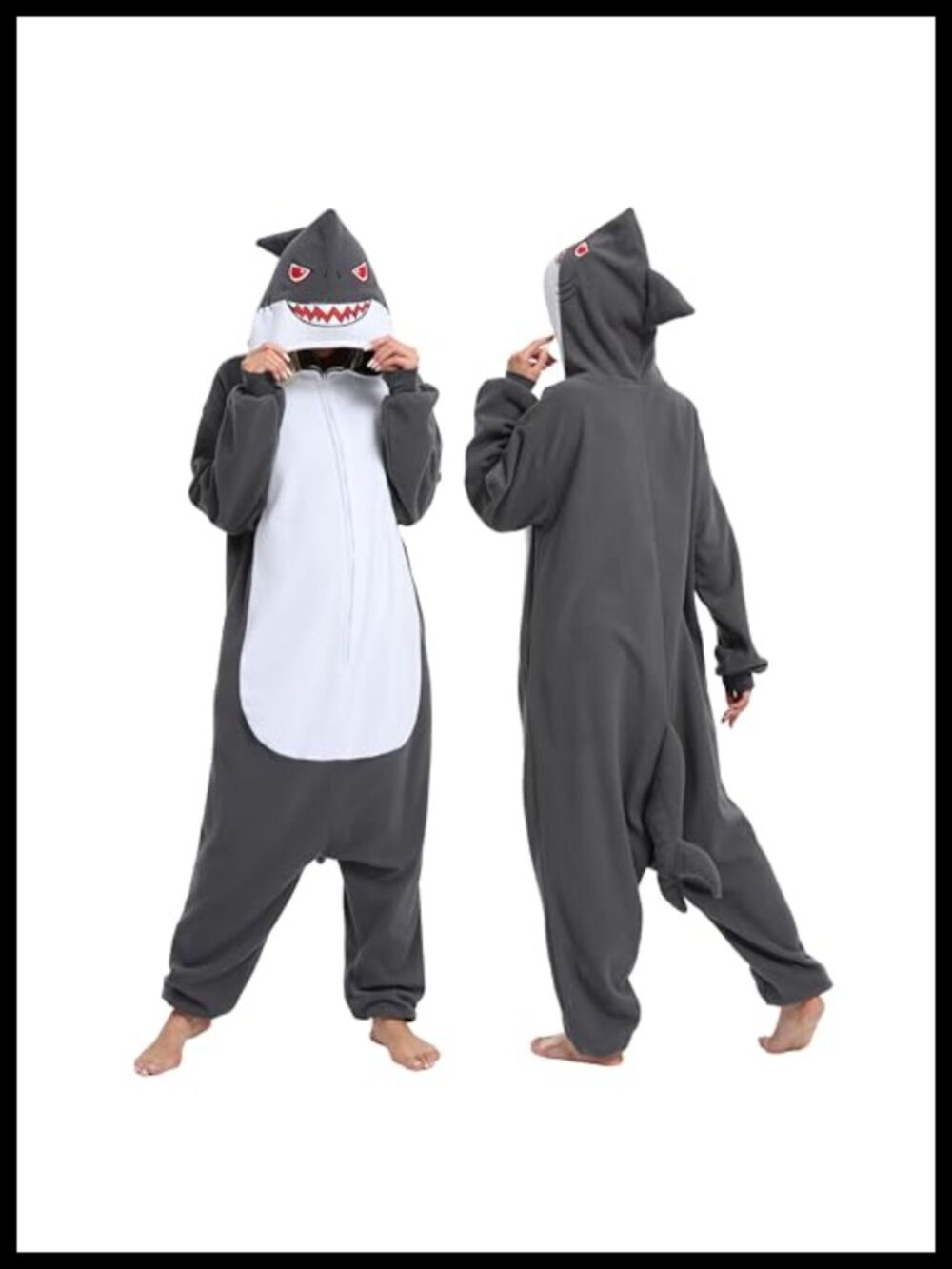Adult Animal Onesie Halloween Pajamas Hooded One Piece Loungewear